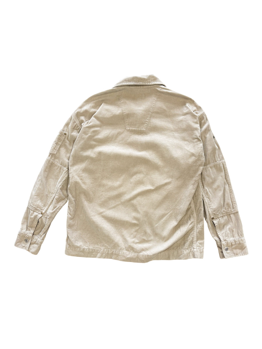 Vintage Kordhemd Beige L