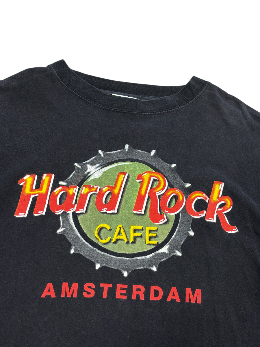 Vintage Hard Rock T-Shirt Schwarz M/L