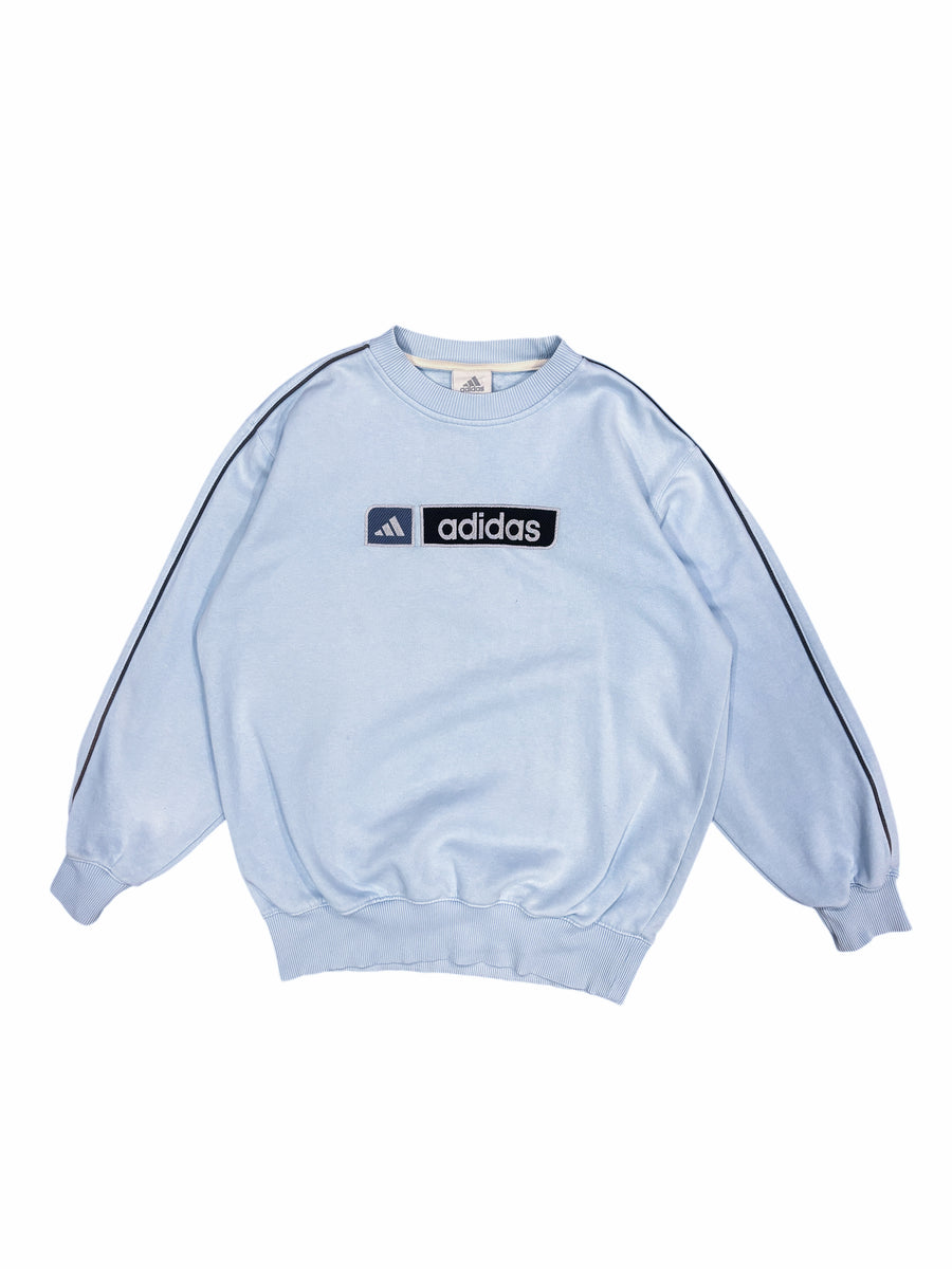 Vintage Adidas Sweatshirt Babyblue S