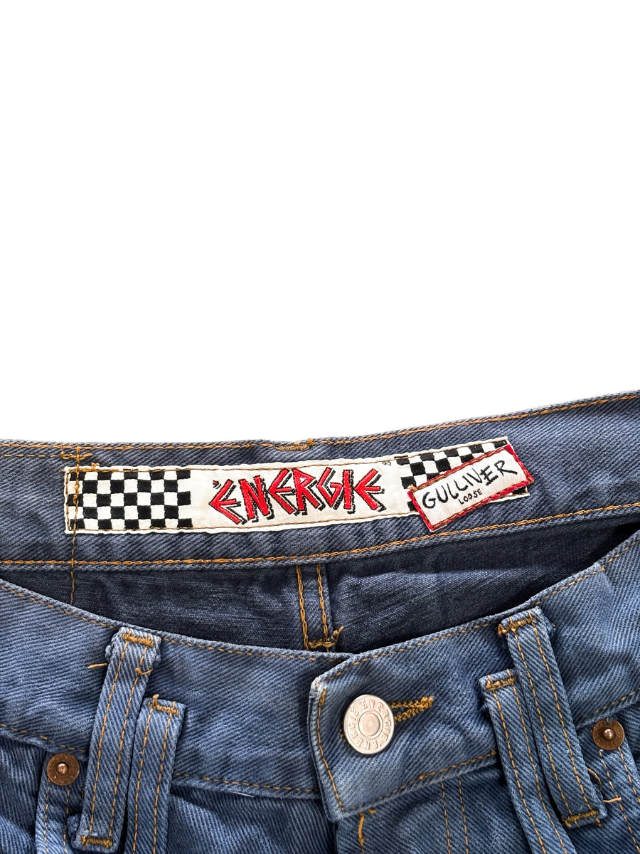 Vintage Jorts Blau S