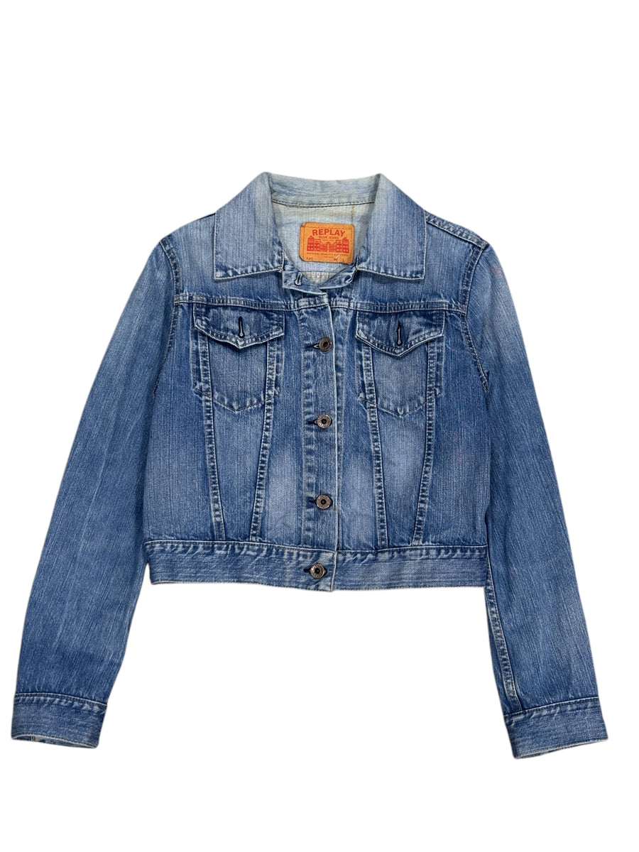 Vintage Jeansjacke Blau S