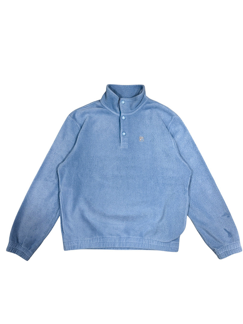 Vintage Fila Fleece Sweatshirt Babyblue M