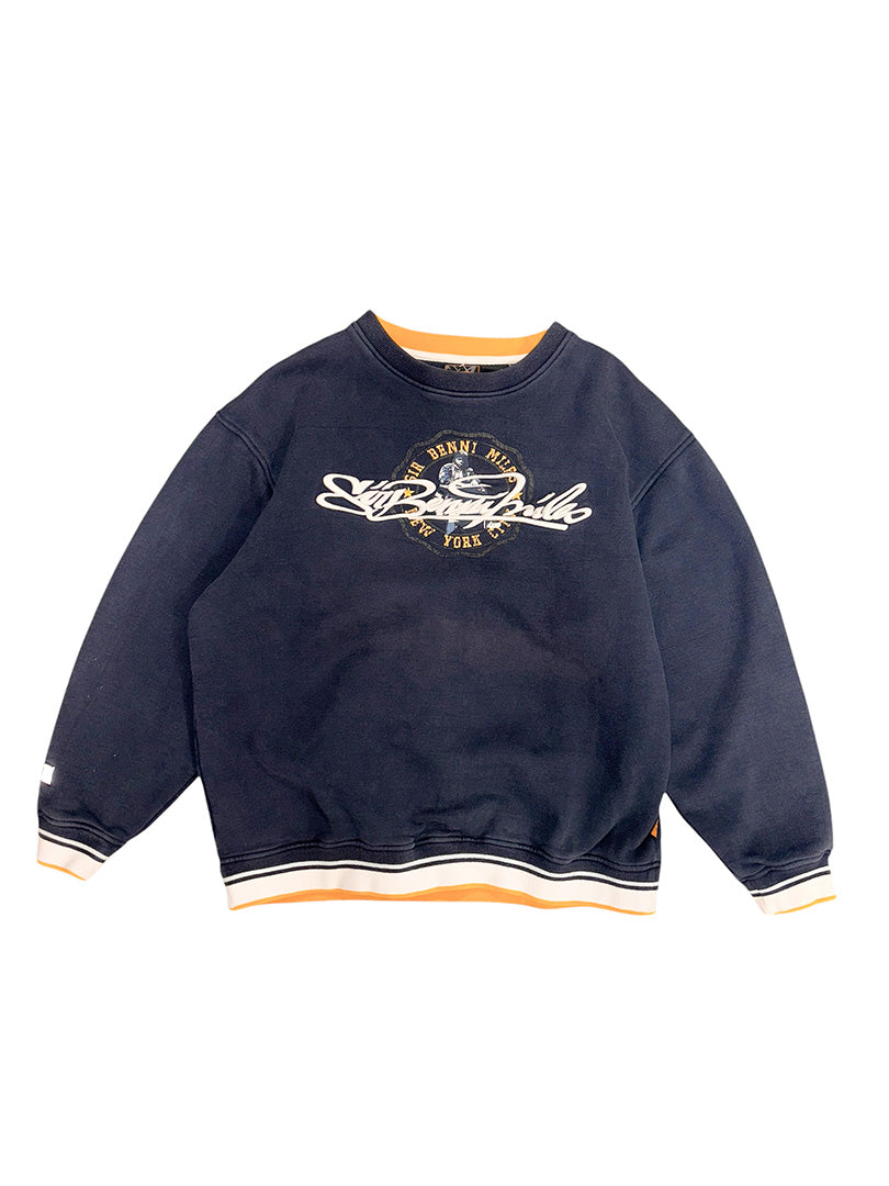 Vintage Sweatshirt Dunkelblau L-XL