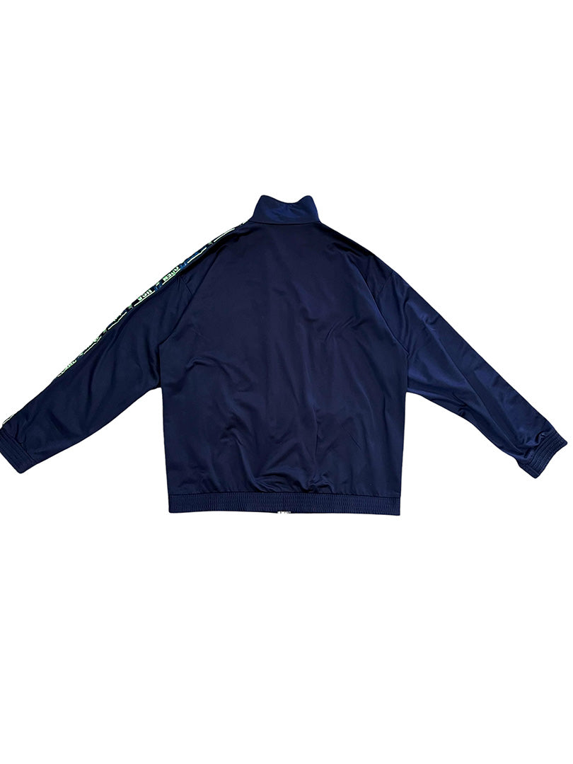 Vintage Trainingsjacke Dunkelblau XL