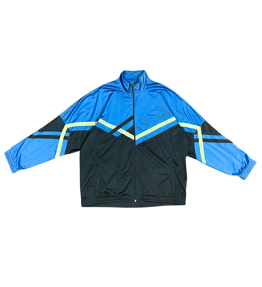 Vintage Trainingsjacke Blau XL