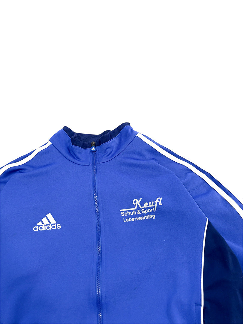 Vintage Adidas Trainingsjacke Blau L-XL