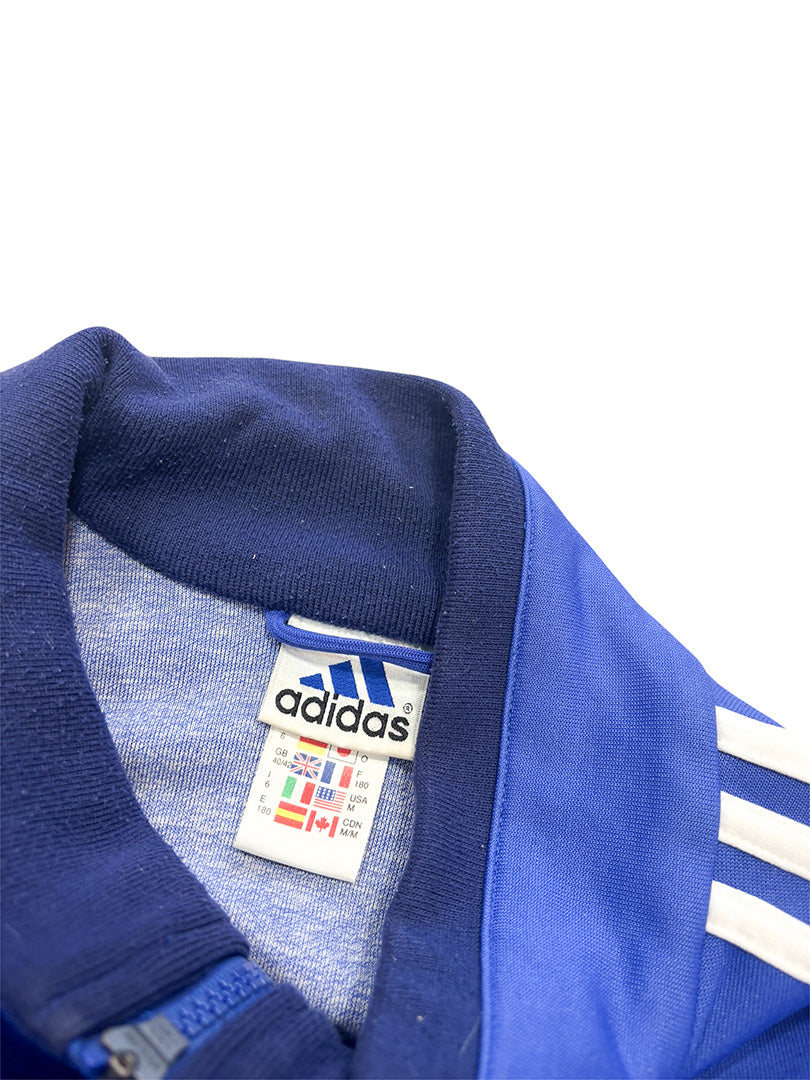 Vintage Adidas Trainingsjacke Blau L-XL